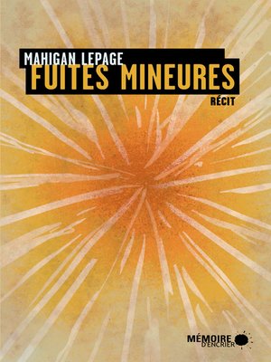 cover image of Fuites mineures